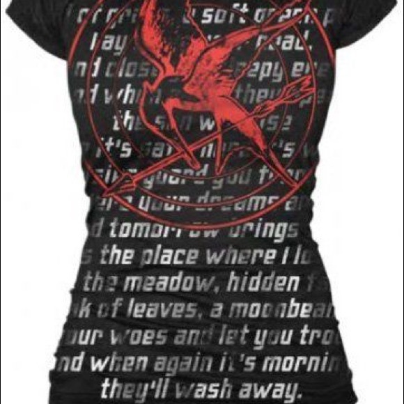 Official hunger games merchandise! Black t-shirt - Picture 2 of 3